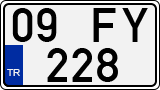 License plate of Turkey, Regular plates