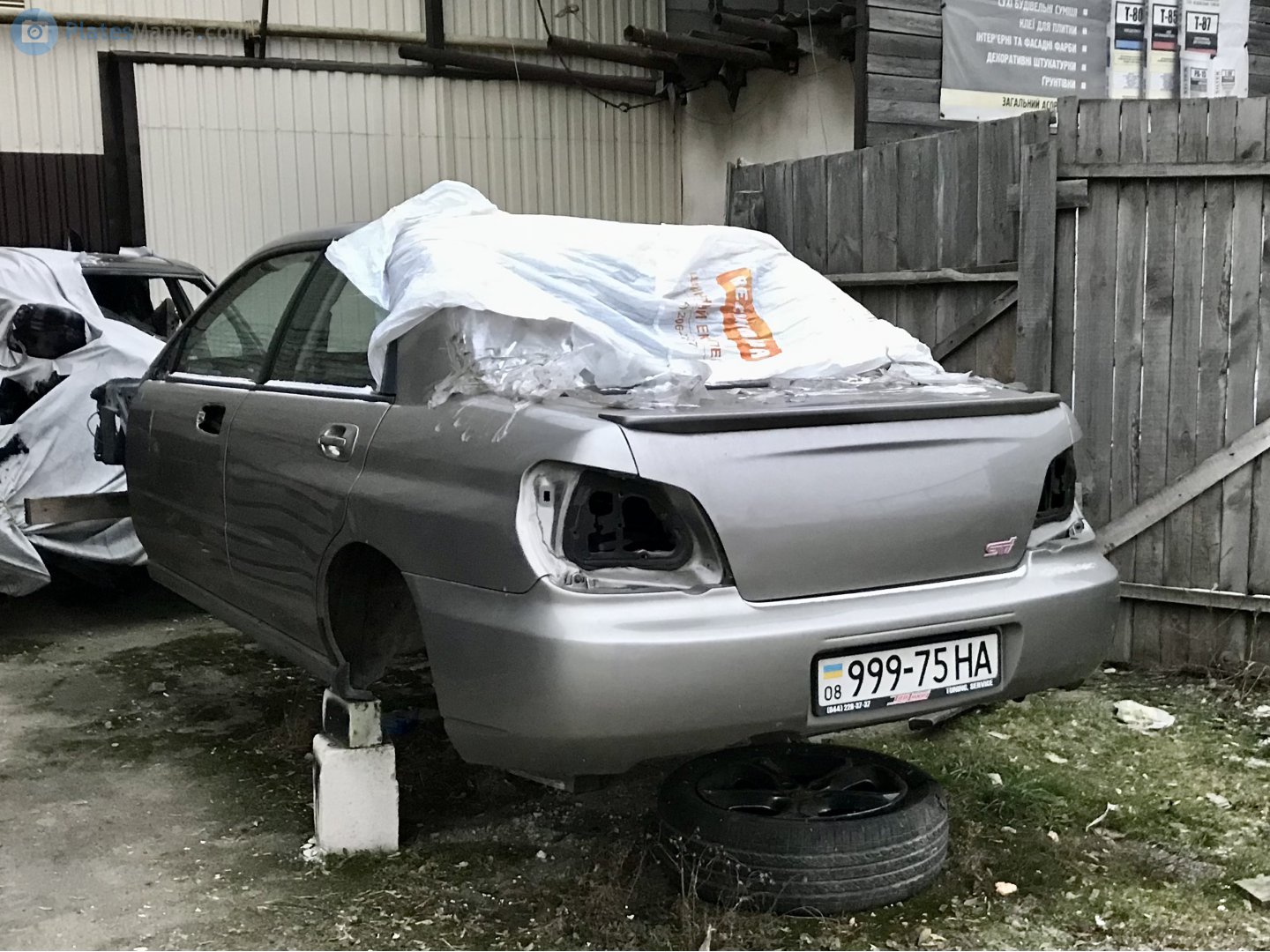 08 999-75 HA, Subaru Impreza WRX STi 2nd gen Sedan (GD), 1st facelift, 2003–2005