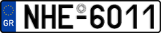 License plate of Greece, Cars