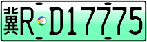 License plate of China, Electric vehicles