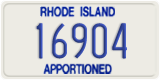 Rhode Island, Apportioned
