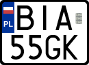License plates of Poland, Regular car plates