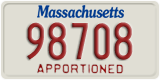 Massachusetts, Apportioned