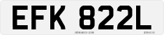 License plate of the United Kingdom, 1963 year system