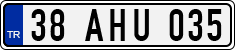 License plate of Turkey, Regular plates