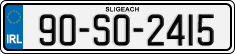 License plate of Ireland, Regular plates