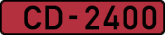 License plate of Latvia, Diplomatic