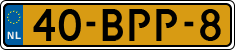 License plate of the Netherlands, Heavy Commercial Vehicles (1994 system)