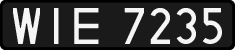License plates of Poland, 1976 year system
