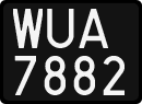 License plates of Poland, 1976 year system