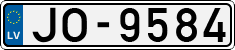 License plate of Latvia, Regular car plates