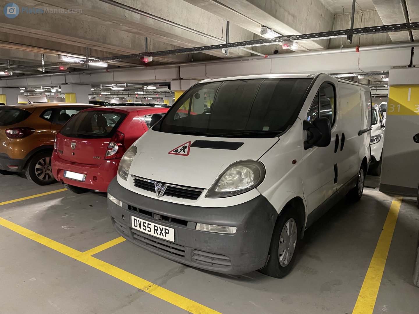 DV55RXP, Vauxhall Vivaro 1st gen (A; X83), 2001–2006