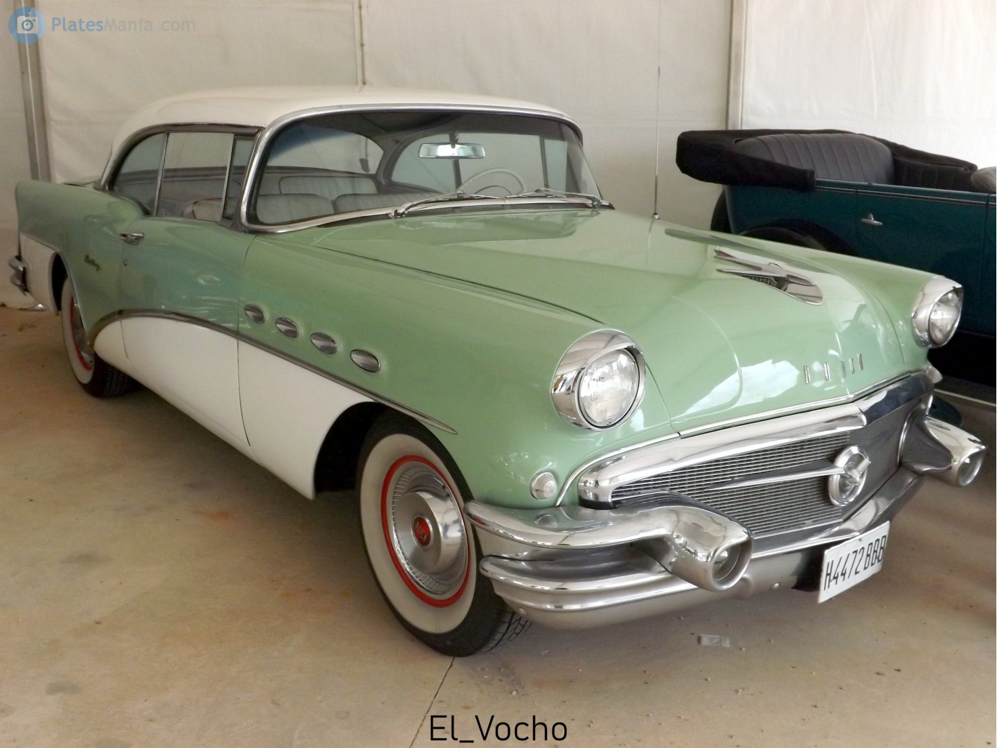 H 4472 BBB, Buick Century 2nd gen (Riviera) 2-door Hardtop (66R; B-body), 2nd facelift, 1955–1956