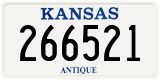Kansas, Antique (123456)