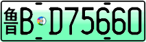 License plate of China, Electric vehicles