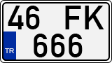 License plate of Turkey, Regular plates