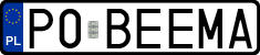 License plates of Poland, Vanity Plates
