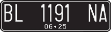License plate of Indonesia, Regular plates