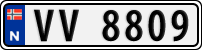 License plate of Norway, Trailers, motorcycles, special vehicles