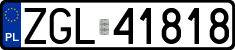 License plates of Poland, Regular car plates