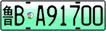 License plate of China, Electric vehicles