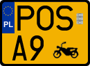 License plates of Poland, Oldtimers