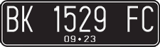 License plate of Indonesia, Regular plates