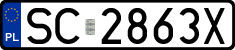 License plates of Poland, Regular car plates