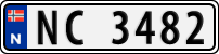 License plate of Norway, Trailers, motorcycles, special vehicles