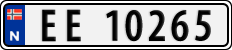License plate of Norway, Cars