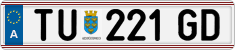 License plate of Austria, Regular plates
