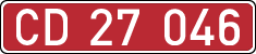License plates of Spain, Diplomatic