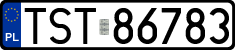 License plates of Poland, Regular car plates