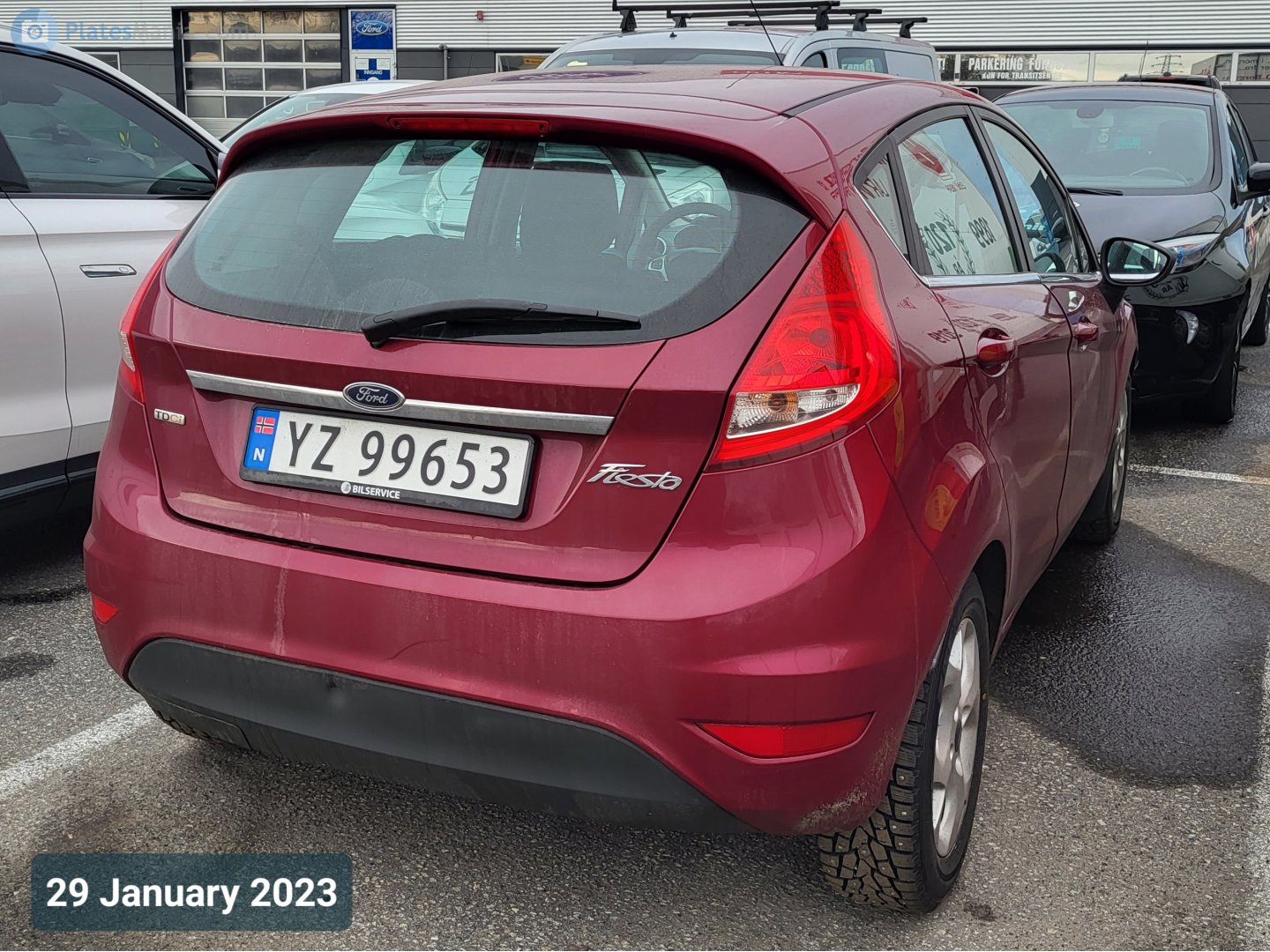 YZ 99653, Ford Fiesta 6th gen 3-door Hatch (B299; JA8), 2008–2013