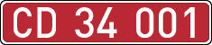 License plates of Spain, Diplomatic