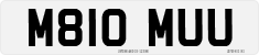 License plate of the United Kingdom, 1983 year system