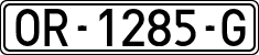 License plates of Spain, 1971 year series