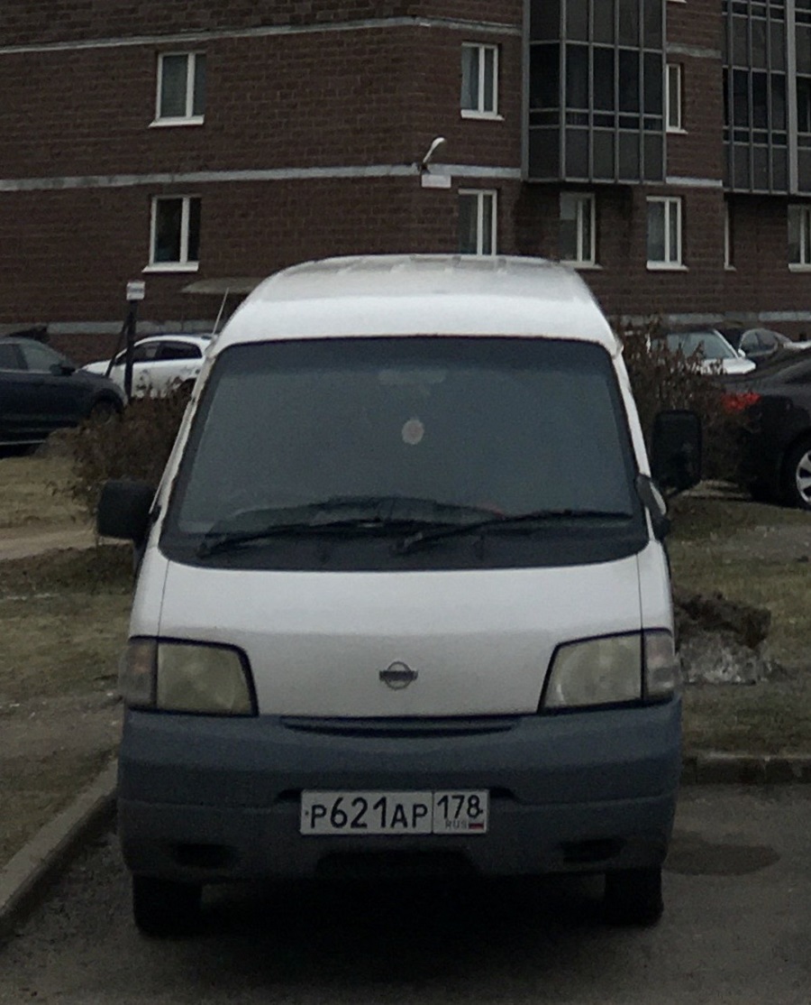 р 621 ар 178, Nissan Vanette 4th gen Van (S21), 1999–2017