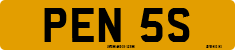 License plate of the United Kingdom, 1963 year system