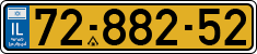 License plate of Israel, Regular plates