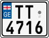 License plate of Georgia, Motorcycles (2014)