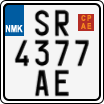 License plate of North Macedonia, Regular plates (2012)