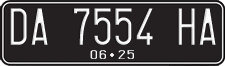License plate of Indonesia, Regular plates