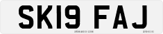 License plate of the United Kingdom, 2001 year system