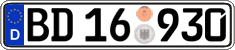 German license plate, Authorities and federal agencies