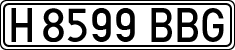 H 8599 BBG