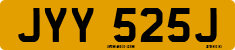 License plate of the United Kingdom, 1963 year system