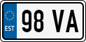 License plate of Estonia, Motorcycles