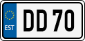 License plate of Estonia, Motorcycles