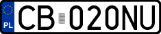 License plates of Poland, Regular car plates